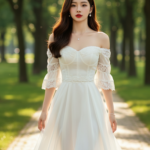 Chân dung người phụ nữ trẻ tự tin trong không gian tự nhiên tuyệt đẹp