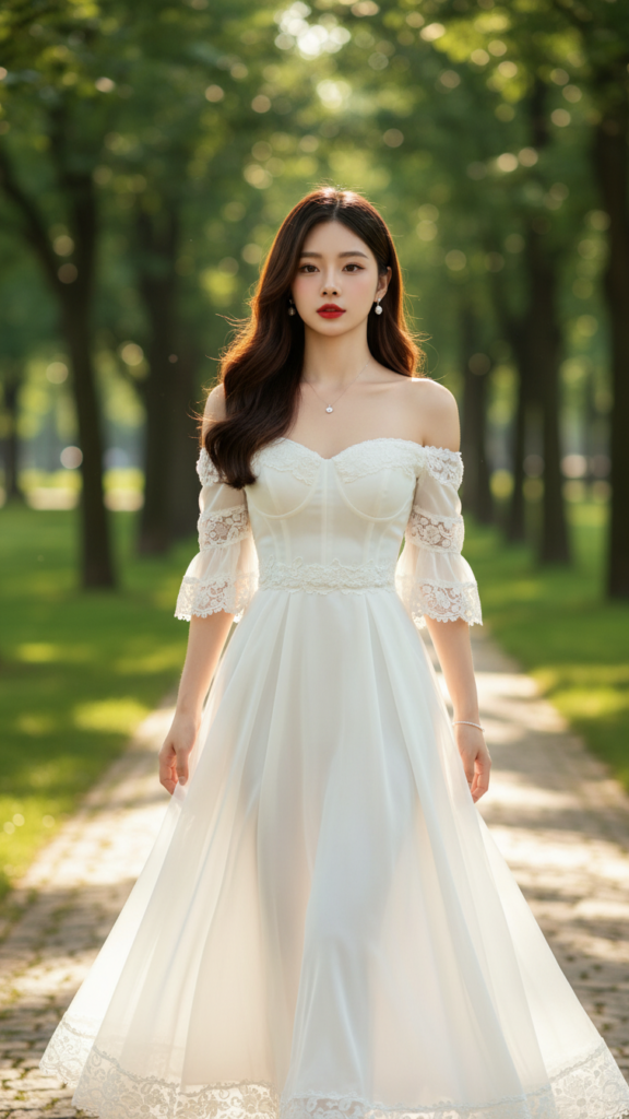 Chân dung người phụ nữ trẻ tự tin trong không gian tự nhiên tuyệt đẹp