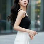 Nét đẹp trẻ trung và hiện đại qua chân dung một cô gái châu Á quyến rũ