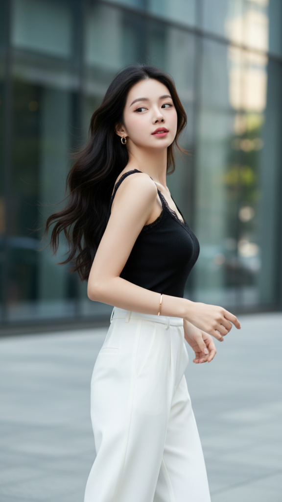 Nét đẹp trẻ trung và hiện đại qua chân dung một cô gái châu Á quyến rũ