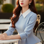 Chân dung một cô gái trẻ tinh tế giữa không gian cafe sang trọng