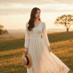 Vẽ chân dung chân thực của một cô gái trẻ tự tin và cuốn hút