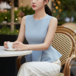 Khám Phá Vẻ Đẹp Tự Nhiên Của Cô Gái Á Đông Tại Quán Cafe Sang Trọng