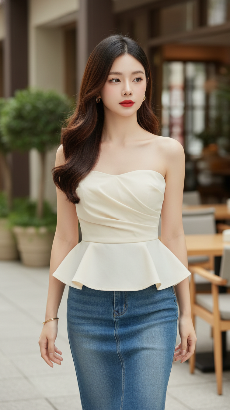 Khắc họa chân dung thanh lịch của cô gái trẻ giữa không gian cafe sang trọng