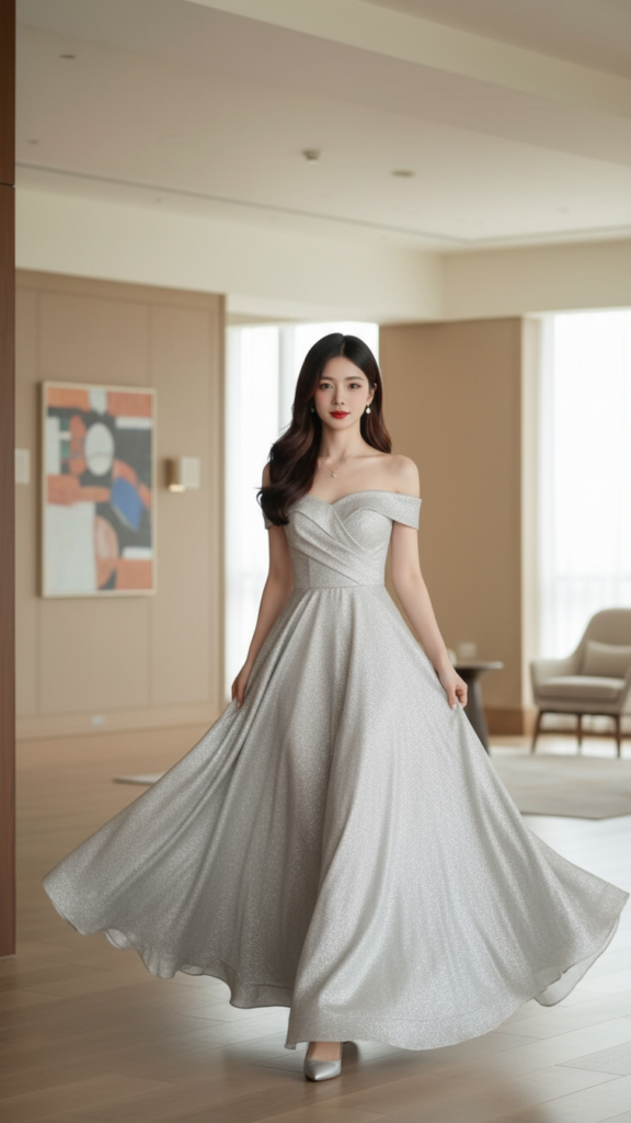 Tạo tranh chân dung chân thực của cô gái trẻ trong phòng xinh đẹp