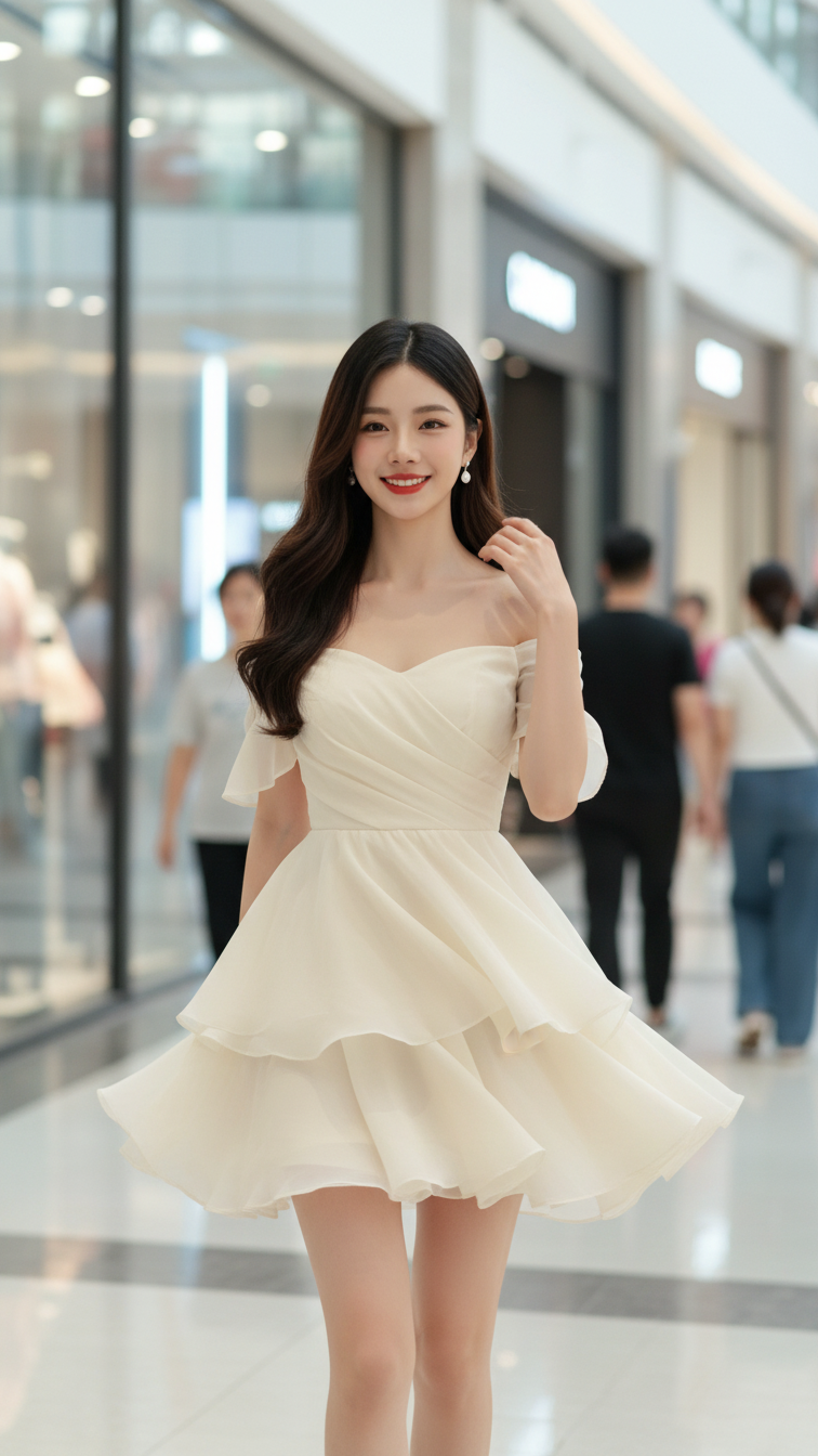 Chân Dung Nữ Thanh Niên Tự Tin Trong Không Gian Hiện Đại Và Sang Trọng