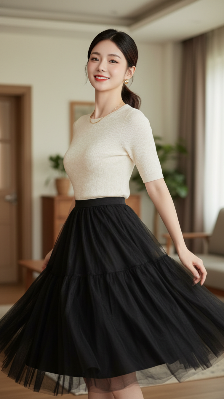 Chân dung trẻ trung và tự tin của cô gái châu Á trong trang phục thời trang tinh tế