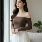 Chân dung phụ nữ trẻ đẹp trong ánh sáng tự nhiên và phong cách hiện đại