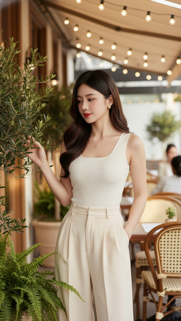 Khám phá vẻ đẹp tự nhiên của cô gái trẻ qua bức chân dung thực tế