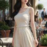 Khám Phá Nét Đẹp Thanh Lịch Của Cô Gái Châu Á Tại Quán Cafe Sang Trọng