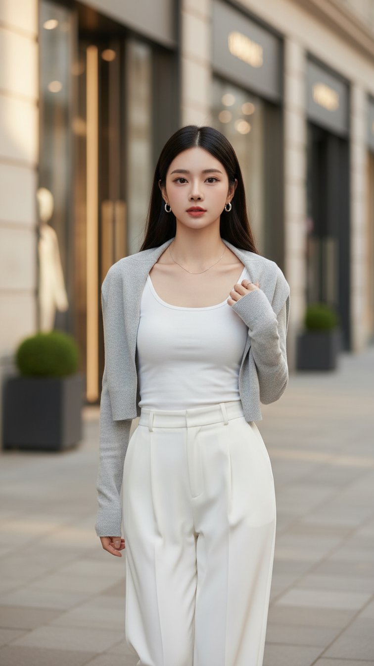 Chân dung thanh lịch của cô gái 22 tuổi giữa phố thị hiện đại