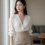 Chân dung thời trang của cô gái trẻ mang vẻ đẹp tinh tế và hiện đại