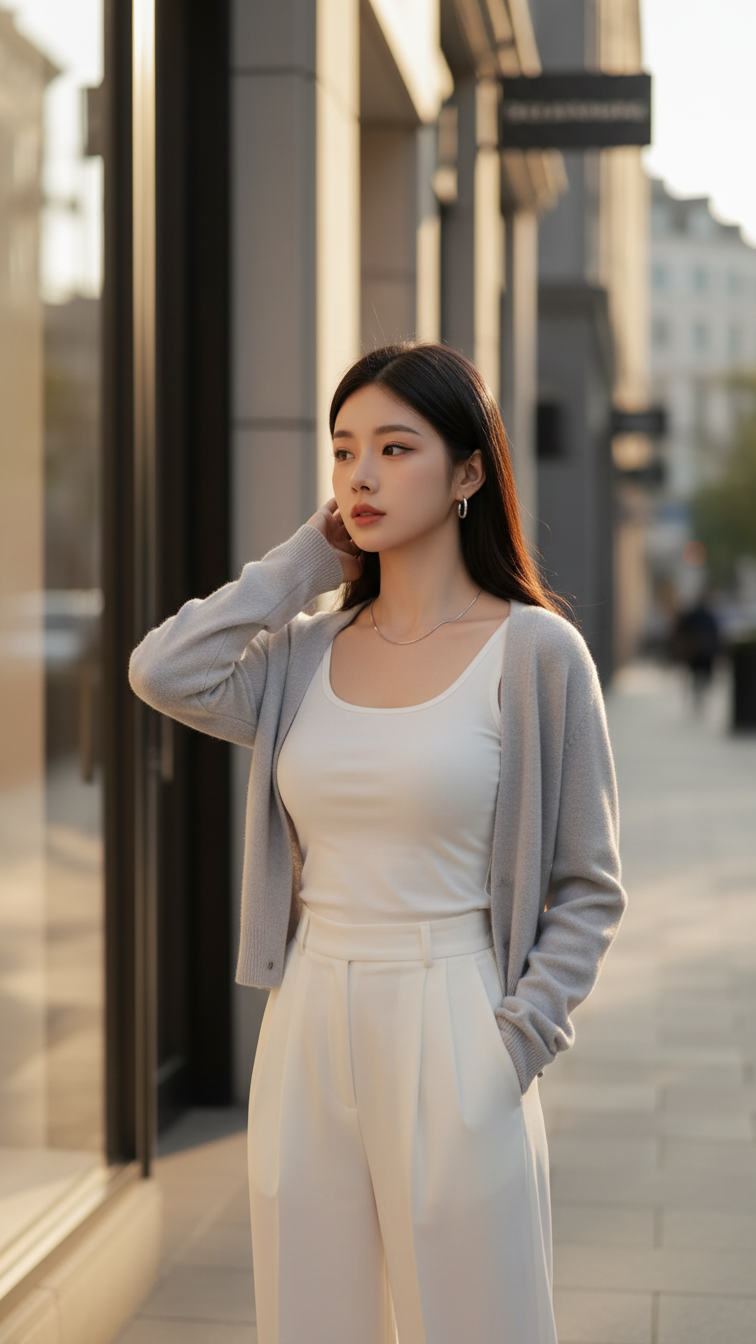 Chân dung thanh lịch của cô gái 22 tuổi trong không gian đô thị hiện đại