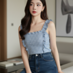 Vẽ chân dung thật của cô gái trẻ đầy tự tin và phong cách hiện đại