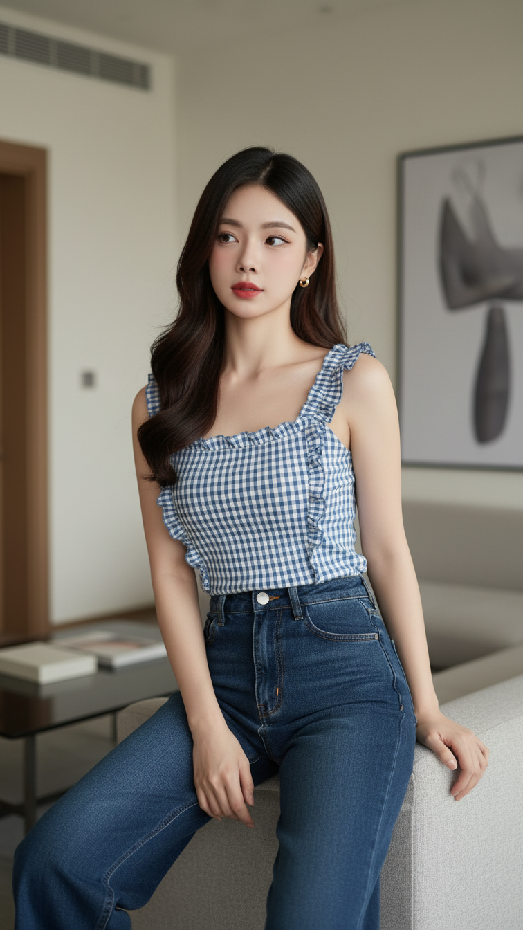 Vẽ chân dung thật của cô gái trẻ đầy tự tin và phong cách hiện đại