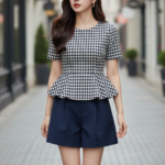 Chân dung thanh lịch của cô gái trẻ giữa phố thị sành điệu và quyến rũ