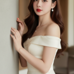 Vẽ chân dung thực tế của cô gái trẻ theo hình mẫu gốc không chỉnh sửa