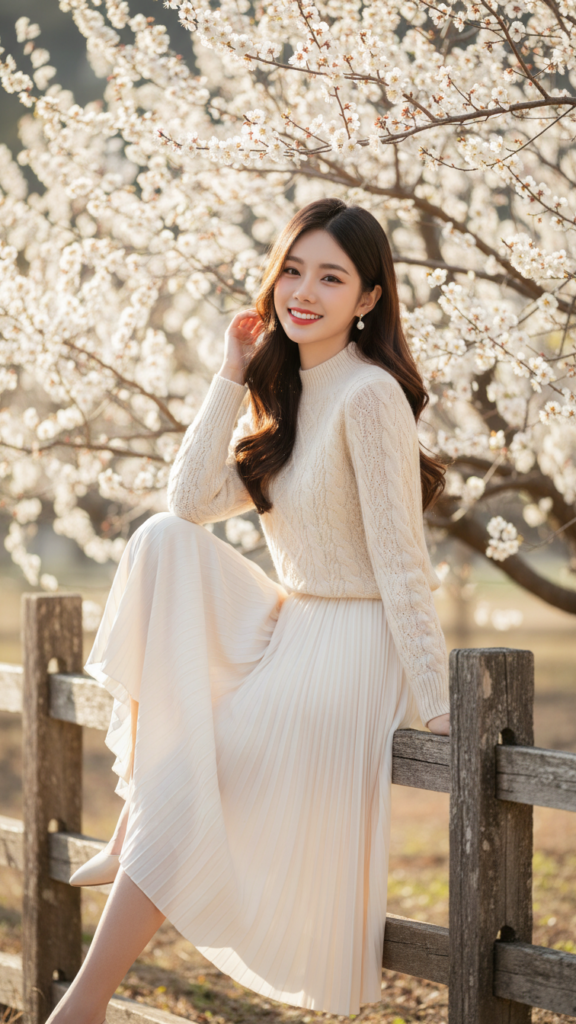 Chân dung trẻ trung và thanh lịch với thời trang mùa xuân sang trọng