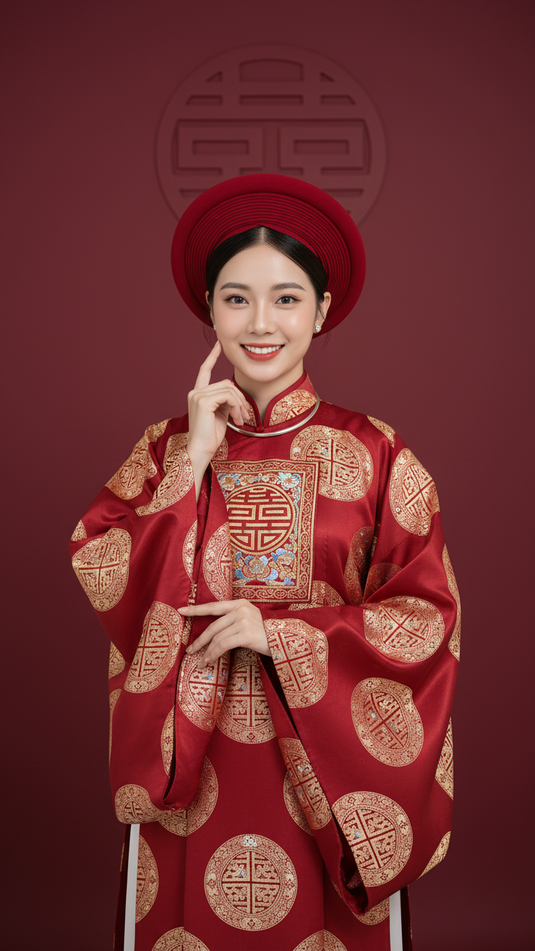 Chân dung thực tế của người phụ nữ Việt Nam mặc áo dài truyền thống