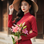 Vẻ đẹp thanh lịch trong trang phục Áo Dài truyền thống của phụ nữ Việt Nam