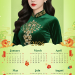 Lên lịch tận hưởng Tết 2026 với lịch tháng sáng tạo và thiết kế độc đáo
