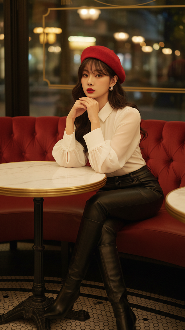 Phái đẹp thanh lịch trong không gian cổ điển Paris với phong cách thời trang đẳng cấp