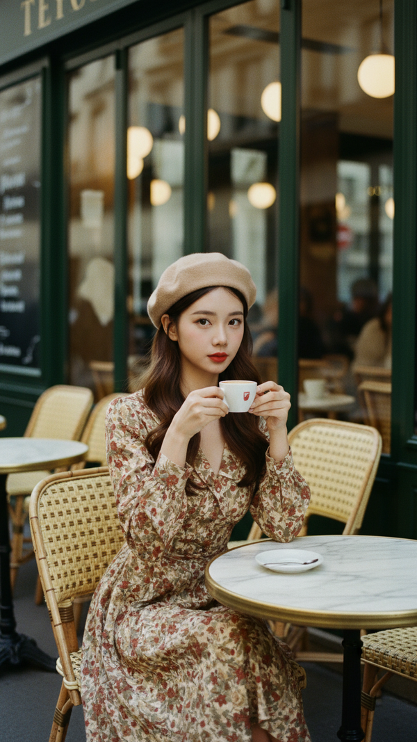 Café Pháp và phong cách thời trang cuốn hút cho giới trẻ hiện đại