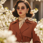 Vẻ đẹp hiện đại trên nền cổ điển của phụ nữ trẻ với phong cách vintage 1960s