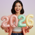 Chân dung thực tế của cô gái trẻ rạng rỡ với số 2026 trong tay