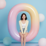 Chân dung trẻ trung trong buổi tiệc pastel vui tươi và ngọt ngào