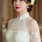 Chân dung ultra-realistic của cô gái Việt trong áo dài cách tân hiện đại