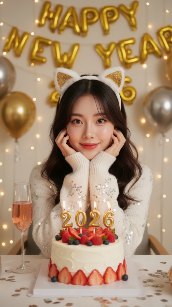 Chân dung trẻ trung và sinh động trong tiệc mừng năm mới 2026