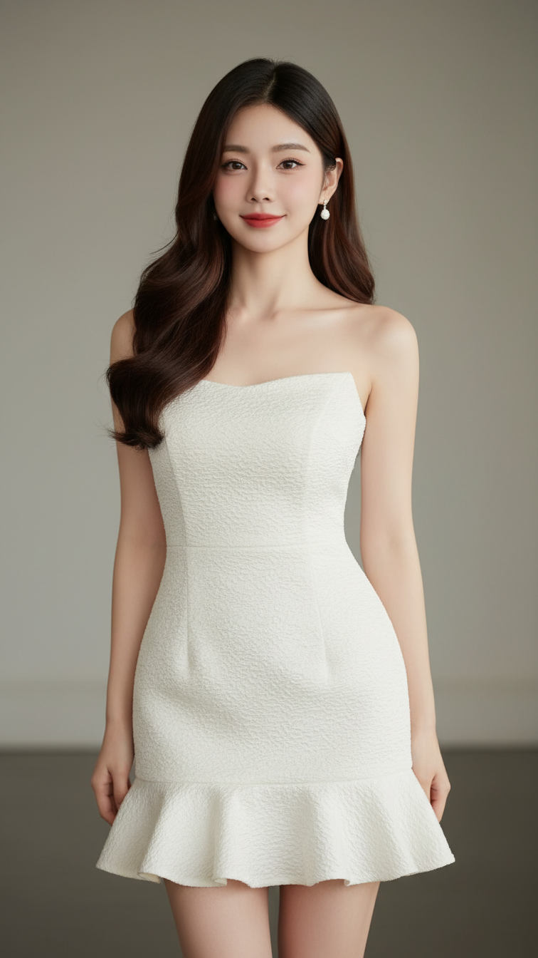 Chân dung thanh lịch của cô gái trẻ tự tin với vẻ đẹp tự nhiên và phong cách tinh tế