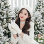 Tạo chân dung nữ sinh Giáng Sinh đầy sắc màu và sống động