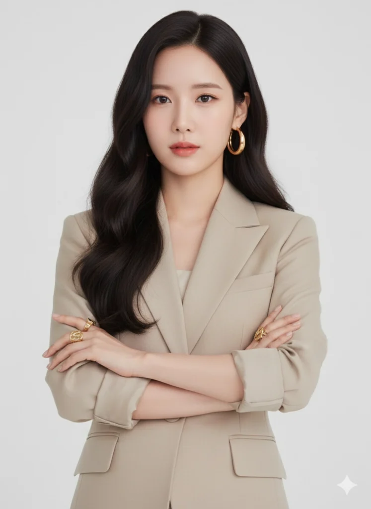 Phụ nữ hiện đại và thanh lịch trong không gian tối giản tuyệt đẹp