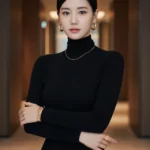 Chân dung nữ thanh lịch trong không gian sang trọng với phong cách thời trang đỉnh cao