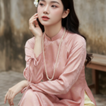 Chân dung thanh lịch của cô gái Việt trẻ với áo dài và vẻ đẹp tự nhiên