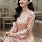 Tạo chân dung chân thực của cô gái Việt với áo dài thanh lịch và vẻ đẹp tự nhiên