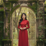 Chân dung người phụ nữ Việt Nam dịu dàng trong không gian quê yên bình