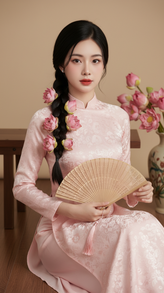 Chân dung cô gái trẻ Việt Nam dịp Tết 2026 với vẻ đẹp truyền thống và hiện đại