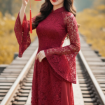 Vẽ Chân Dung Nữ Trẻ Với Nét Sang Trọng Và Tự Nhiên Trong Ánh Sáng Rực Rỡ