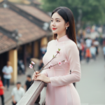 Tạo chân dung trẻ trung với áo dài pastel giữa không gian vintage thanh lịch