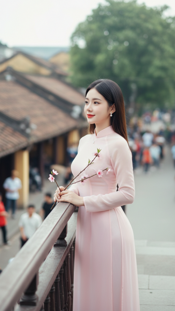 Tạo chân dung trẻ trung với áo dài pastel giữa không gian vintage thanh lịch