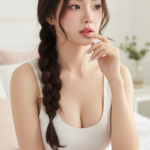 Chân dung người phụ nữ trẻ với vẻ đẹp tự nhiên trong không gian tinh tế