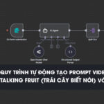 Quy trình tự động tạo Prompt video Viral Takling Fruit vô hạn với n8n