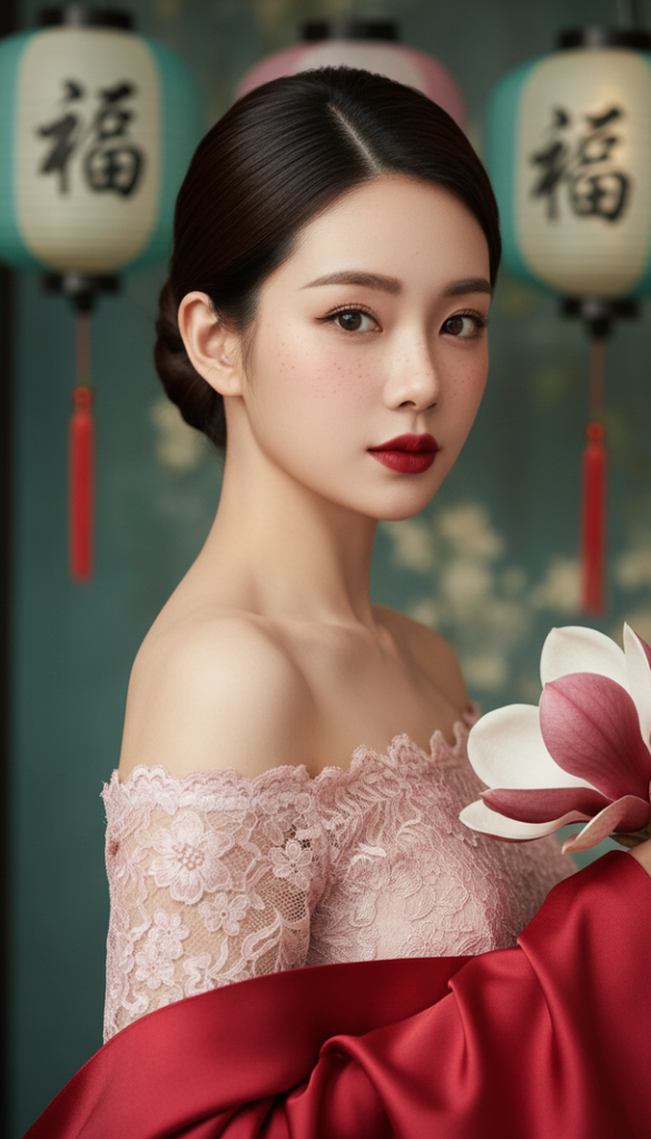 Khám phá cách tạo chân dung đẹp như mơ cho phụ nữ trẻ tuổi với phong cách Á Đông