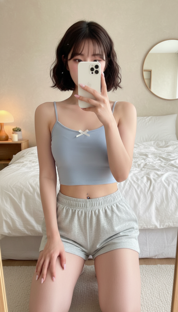 Tạo chân dung thực tế của cô gái trẻ với phong cách dễ thương và sắc nét 8K