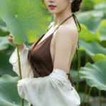 Chân dung thanh lịch của cô gái Việt giữa hồ sen tự nhiên và tinh tế