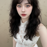 Tạo chân dung ấn tượng của cô gái trẻ tại bãi biển đầy gió