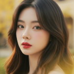 Vẽ chân dung sống động của cô gái trẻ với ánh sáng golden hour hấp dẫn